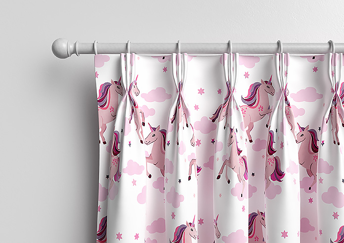 Unicorn Magic, Pink - Made to Measure Curtains - Image 11